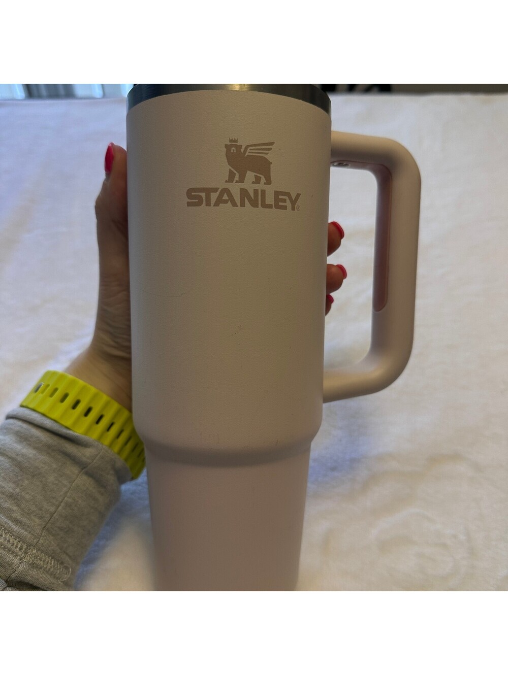 Stanley 30oz Pink Travel Mug with Handle - Insulated, BPA Free